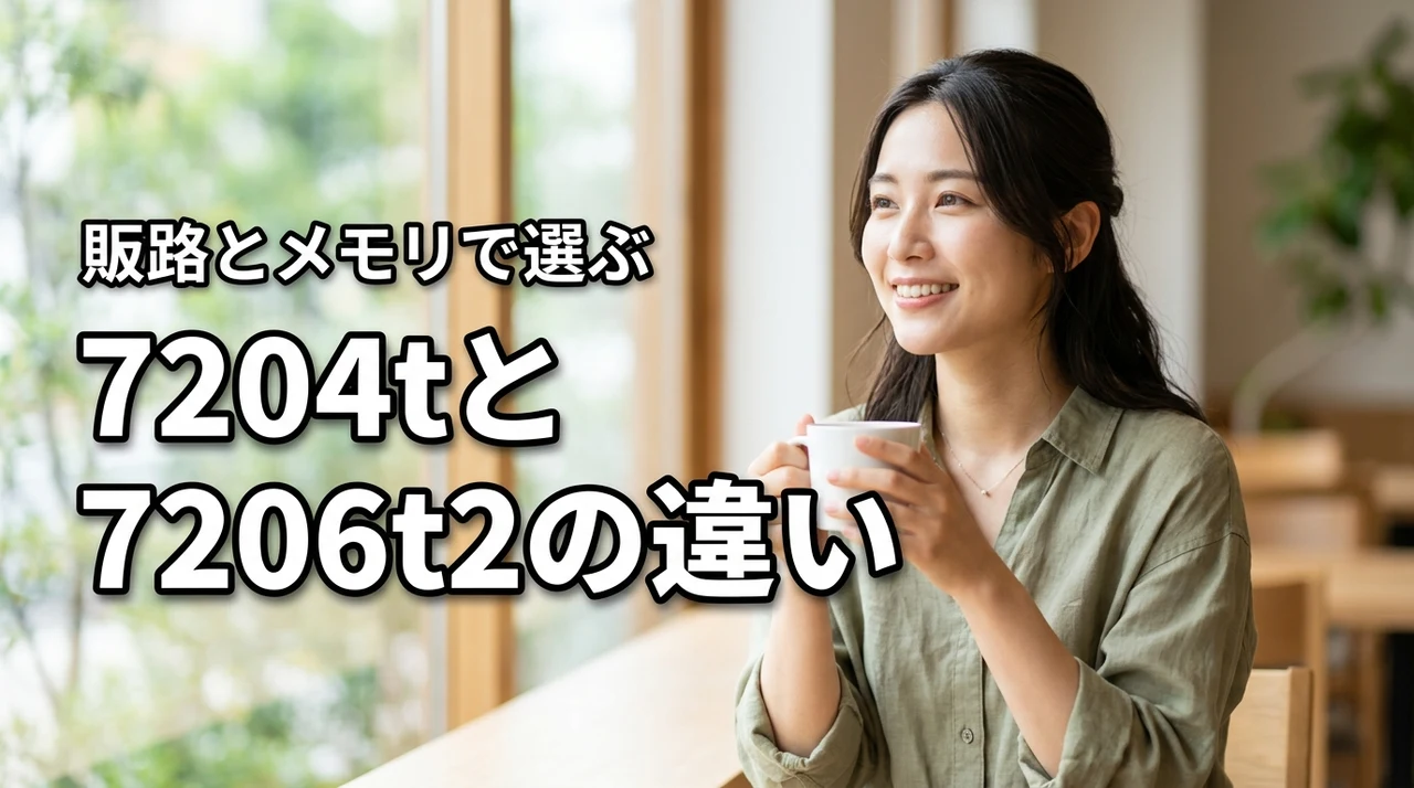 【結論】hcr 7204tとhcr 7206t2の違いは？販路とメモリーで選ぼう